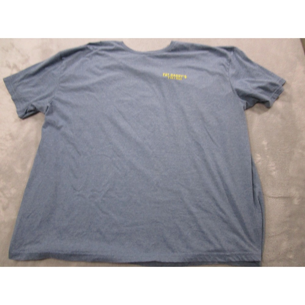 Fat‎ Daddy's Lakeside Tiki Hut Shirt Mens 4XL Blue Parrot Graphic Short Sleeve